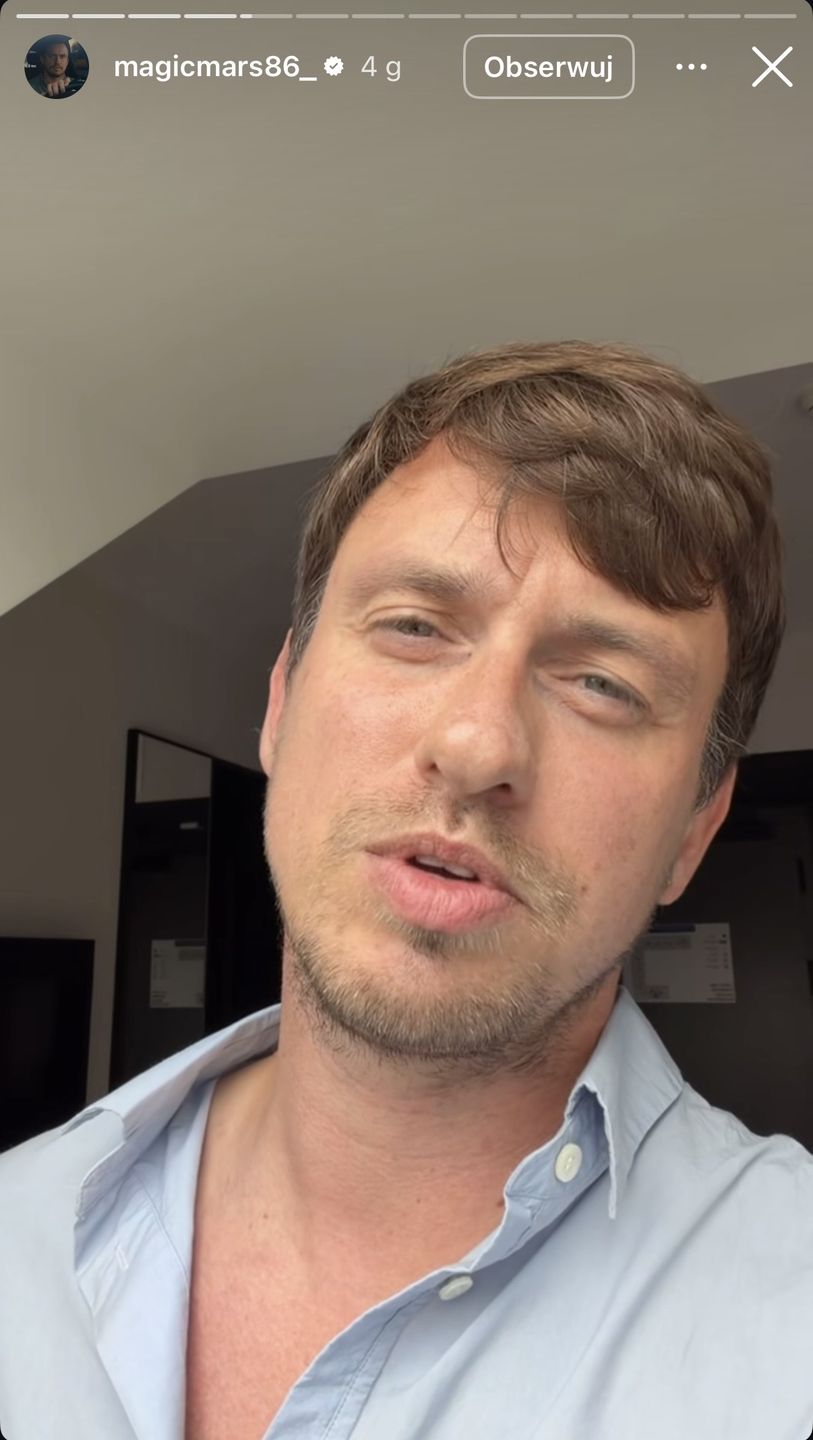 Maciej Mars uderza w Klaudię Halejcio 