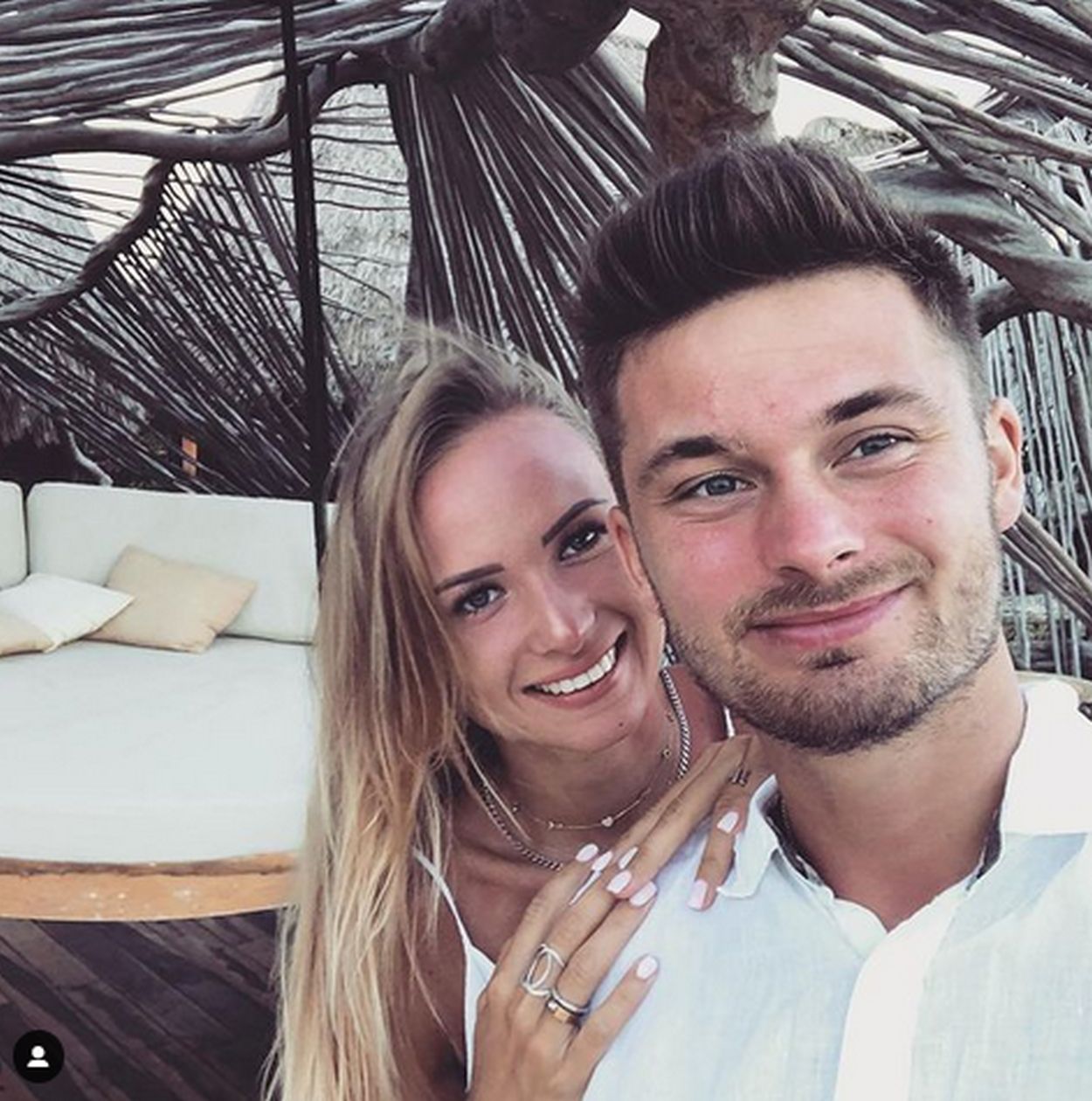 Karol Linetty i Wioletta Kanafa