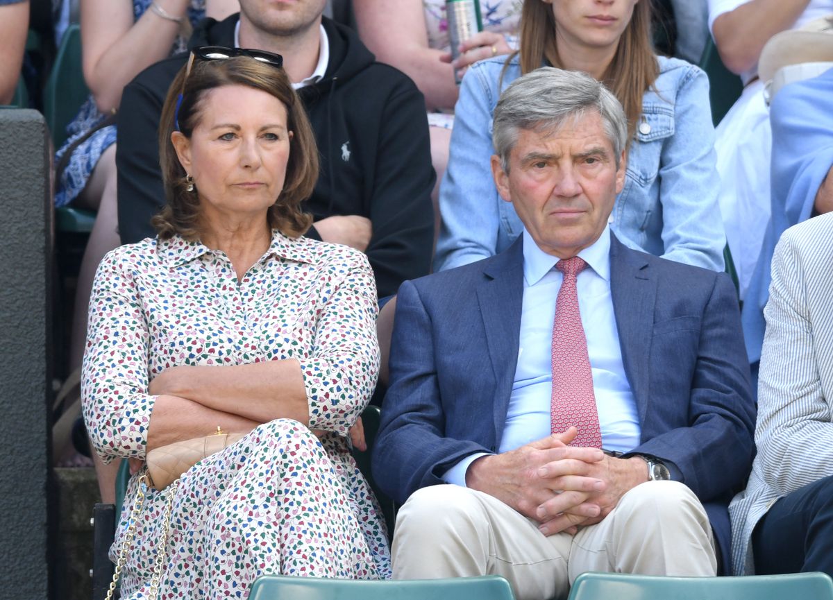 Carole i Michael Middleton kibicują na Wimbledonie