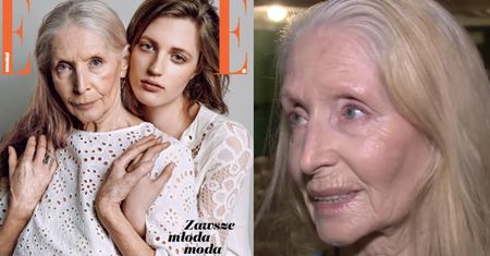 81-latka pozuje do "Elle"! "Patrzę na młodszą modelkę i jej zazdroszczę"