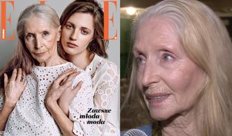 81-latka pozuje do "Elle"! "Patrzę na młodszą modelkę i jej zazdroszczę"
