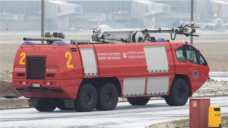 Awaryjne lądowanie na lotnisku Chopina