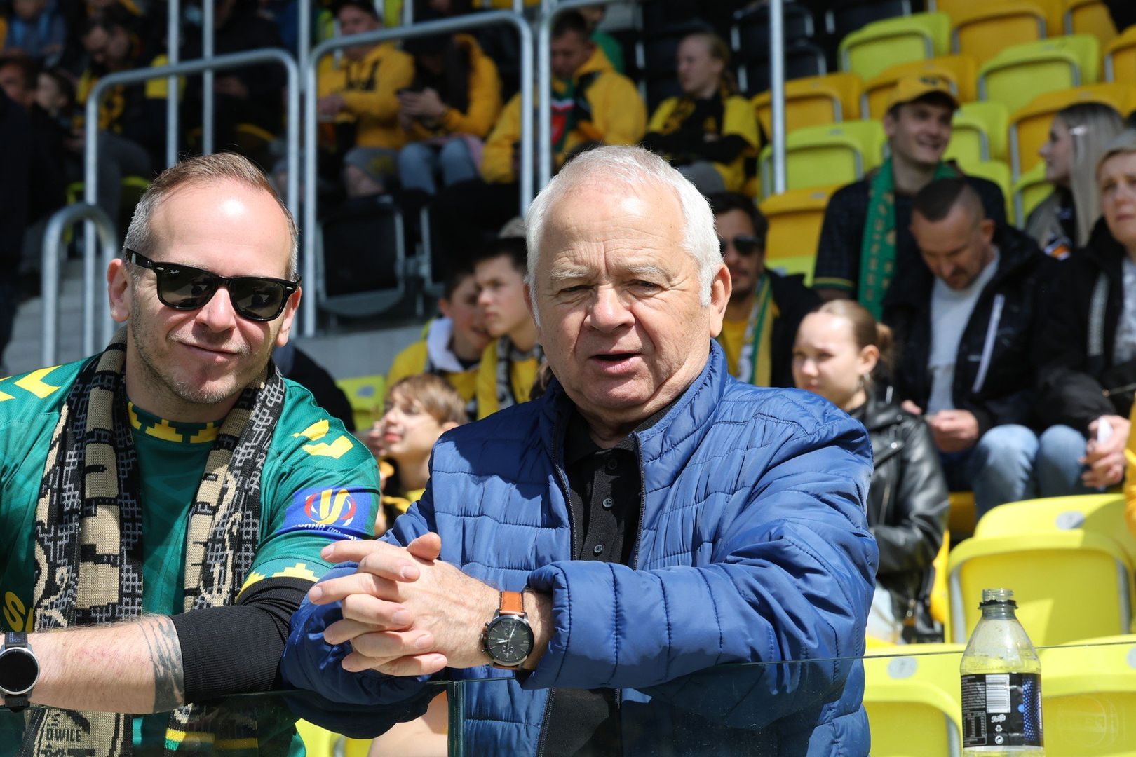 Blisko 14 tysięcy kibiców GKS Katowice dopingowało swój zespół w meczu z Cracovią.