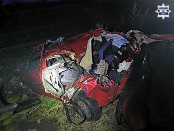 Zabrze: Pijany kierowca wjechał na torowisko