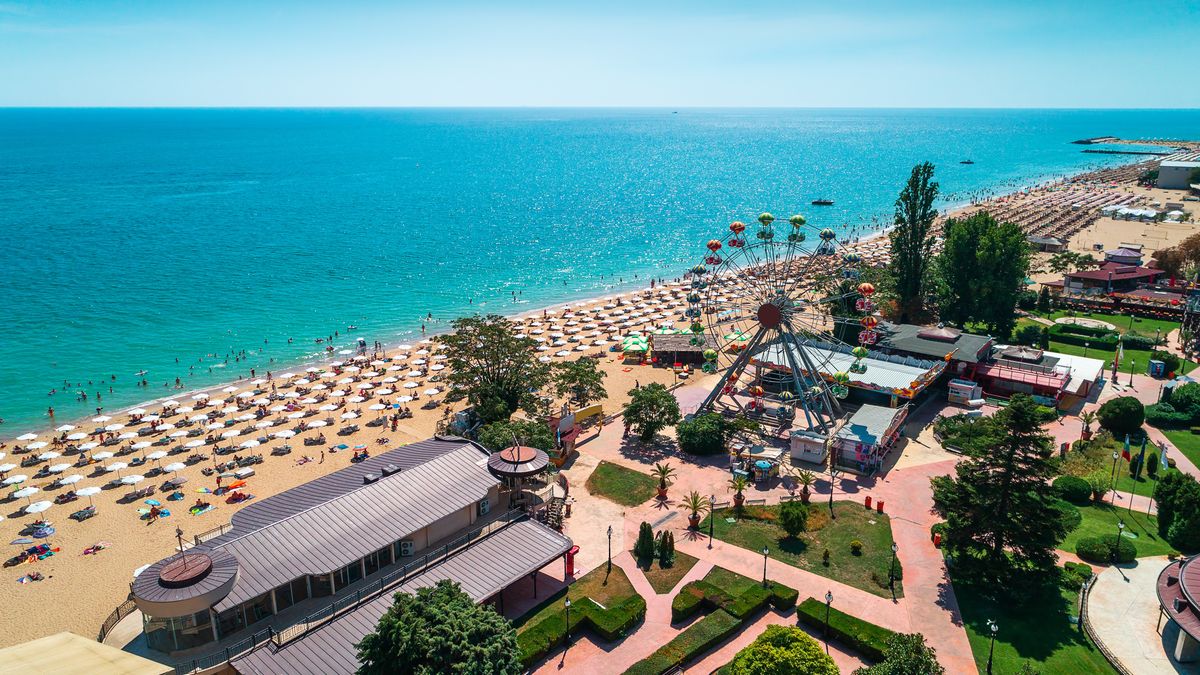 Widok na Złote Piaski