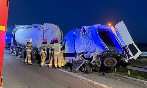 Śmiertelny wypadek na S8 pod Czerniewicami. Dwóch mężczyzn nie żyje