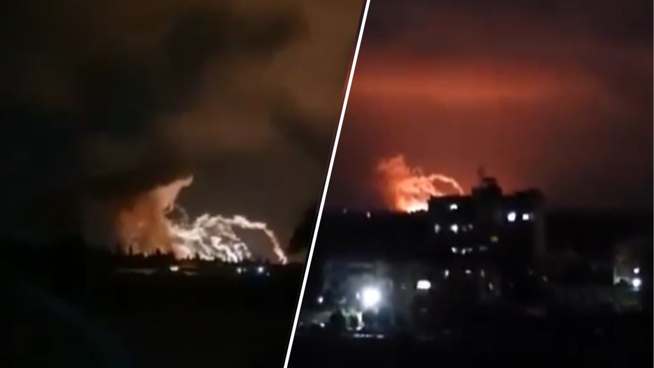 Nocny atak na Syrię