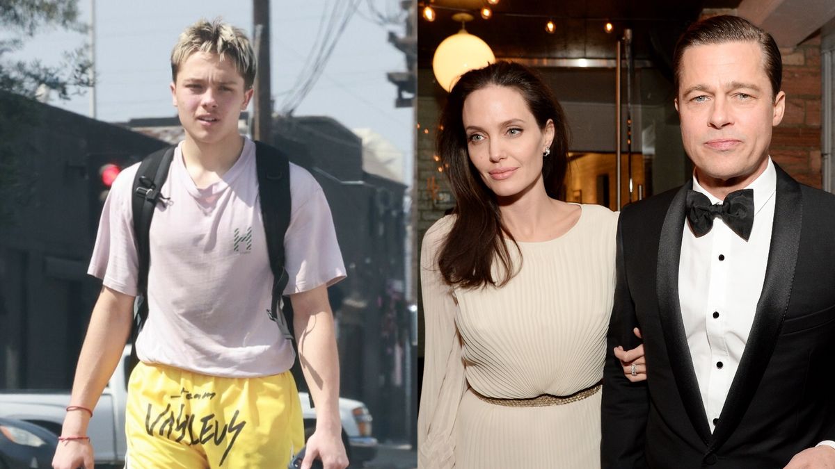 Knox Jolie-Pitt drepcze do samochodu