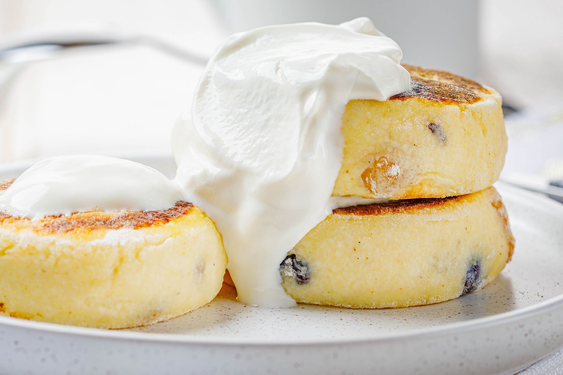 Proste placuszki na śniadanie. Pyszne, puszyste i sycą na długo