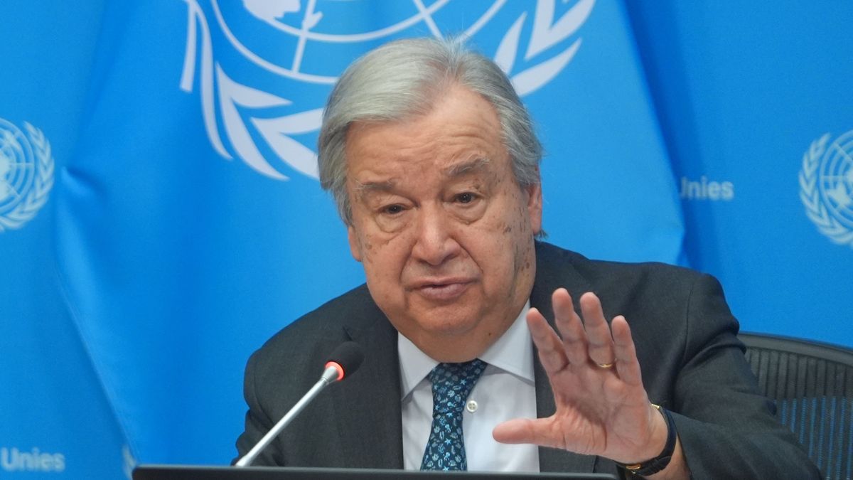 Antonio Guterres apeluje do USA i Rosji