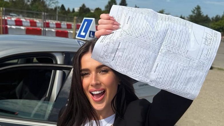 Roksana Węgiel pochwaliła się zdanym egzaminem na prawo jazdy