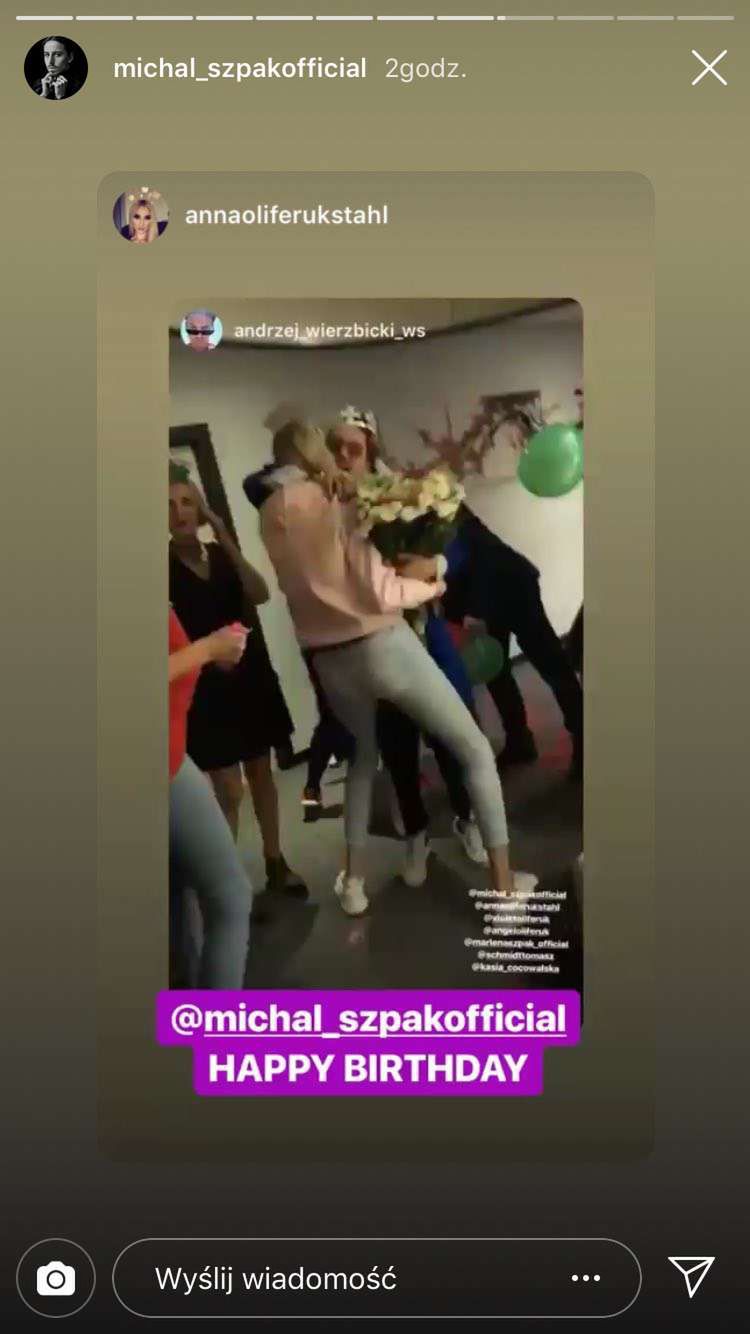 Michał Szpak świętował urodziny
