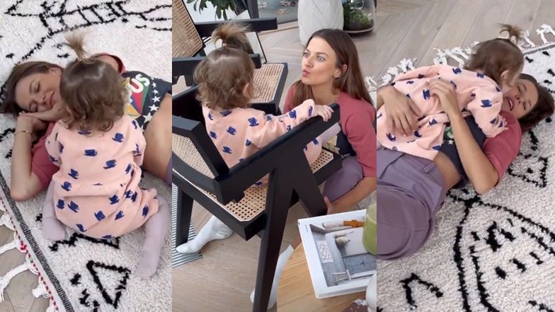 Anna Lewandowska w kosztownych skarpetkach 