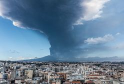 Etna znów aktywna. Nad Sycylią kłęby dymu