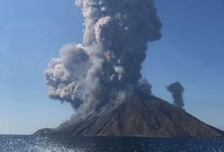 Wybuch wulkanu na włoskiej wyspie Stromboli. Mieszkańcy uciekali przed gradem kamieni