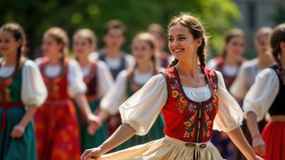 Koncertu Zespołów Folklorystycznych z Czech i Węgier w Medyce