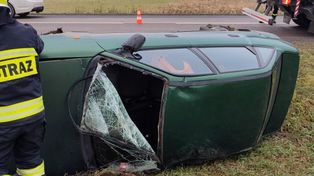 Stabrów: Strażak po służbie udzielił pomocy ofierze wypadku