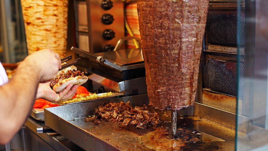 Cook Preparing a Turkish Doner Kebab
Cook Preparing a Turkish Doner Kebab
tolgaildun
Fast Food, Service, Lamb, Anatolia, Meal, Middle Eastern Food, Gourmet, East Asian Culture, Turkish Culture, Fast Food Restaurant, Chicken Meat, Roasted, Kebab, Beef, Cooking, Cholesterol, Heat - Temperature, Large, Speed, Cultures, Food And Drink, East Asia, Istanbul, Turkey - Middle East, Restaurant, Dinner, Meat, Food, kebap, Turkish Doner, Turkish Kebab, Döner Kebap, Regional2014