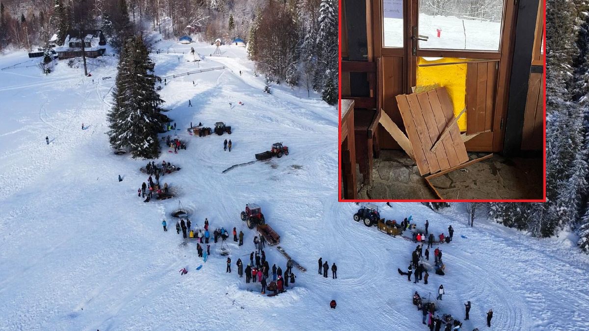 Pijani turyści zmorą w górach. Wdali się w bójkę i zdemolowali drzwi schroniska