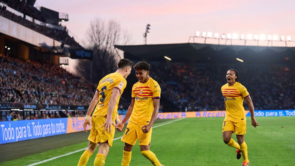 Getty Images / Jose Manuel Alvarez/Quality Sport Images / Na zdjęciu: Lamine Yamal obok Roberta Lewandowskiego