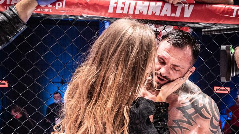 Materiały prasowe / FEN / Na zdjęciu: Eliza Trybała z mężem Pawłem 