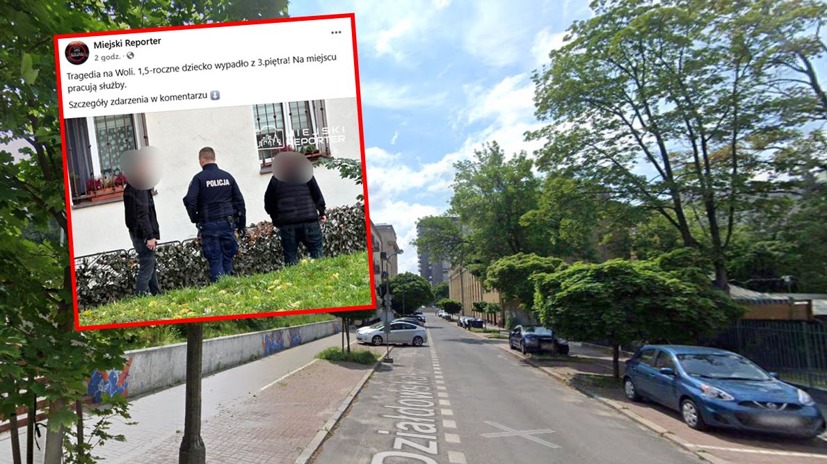 Tragedia w Warszawie. Z okna wypadło dziecko