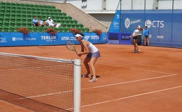 16-letnia Magdalena Fręch jako ostatnia Polka odpadła z turnieju Powiat Poznański Open (Foto: Biuro Prasowe PPO 2014)