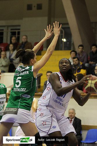 Tina Charles w barwach Wisły Can Pack Kraków