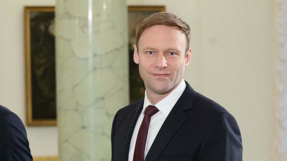 Marcin Mastalerek szefem gabinetu prezydentaFot. Wojciech Olkusnik/East News, Warszawa, 24.10.2023. Uroczystosc dokonania zmian w kierownictwie Kancelarii Prezydenta RP. Marcin Mastalerek zastapi Pawla Szrota na stanowisku szefa gabinetu prezydenta.
N/z: Pawel Szrot, Marcin MastalerekWojciech Olkusnik