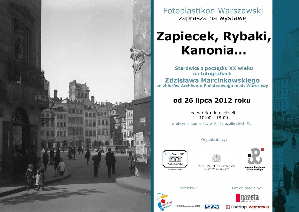 Wystawa fotografii warszawskiej Starówki z początku XX w. w 3D