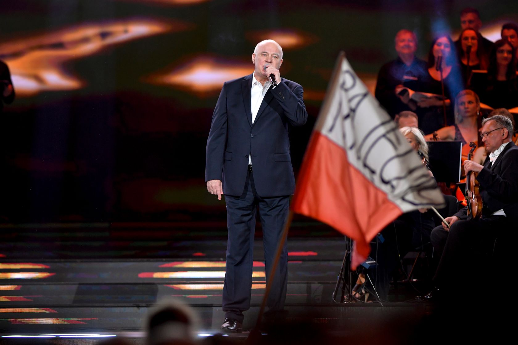 Ryszard Rynkowski na koncercie na Jasnej Górze