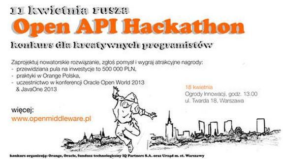 OpenApiHackathon - warszawski konkurs dla programistów!