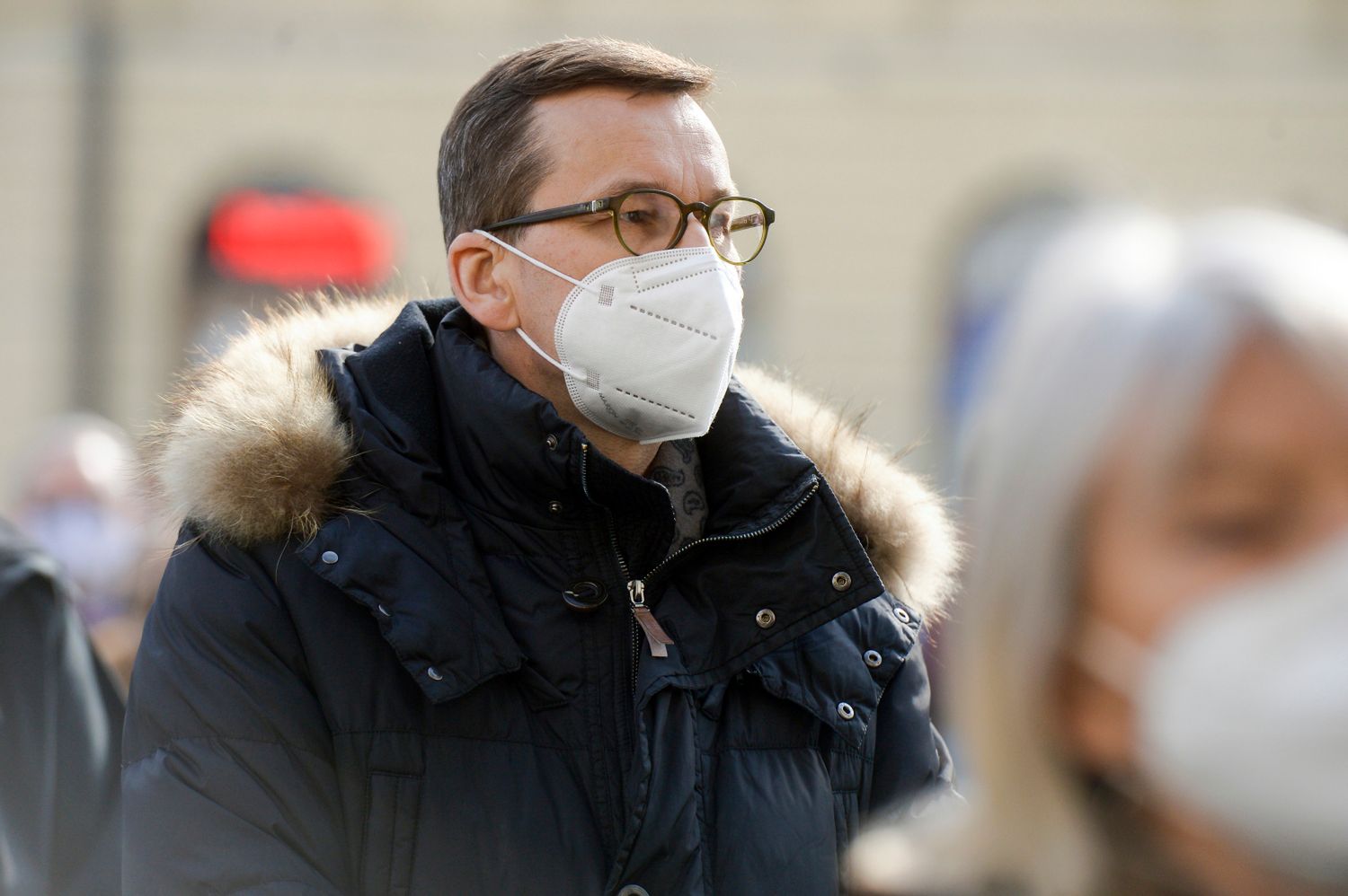 Mateusz Morawiecki - pogrzeb Jana Lityńskiego