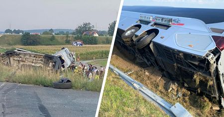 Poważny wypadek na A4. Wielu rannych