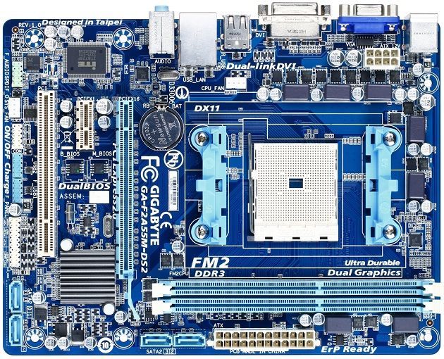 Gigabyte GA-F2A55M-DS2 płyta główna zdjęcie