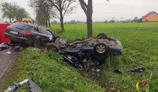 Tragedia pod Rypinem. Kierowcy nie mieli szans po czołowym zderzeniu