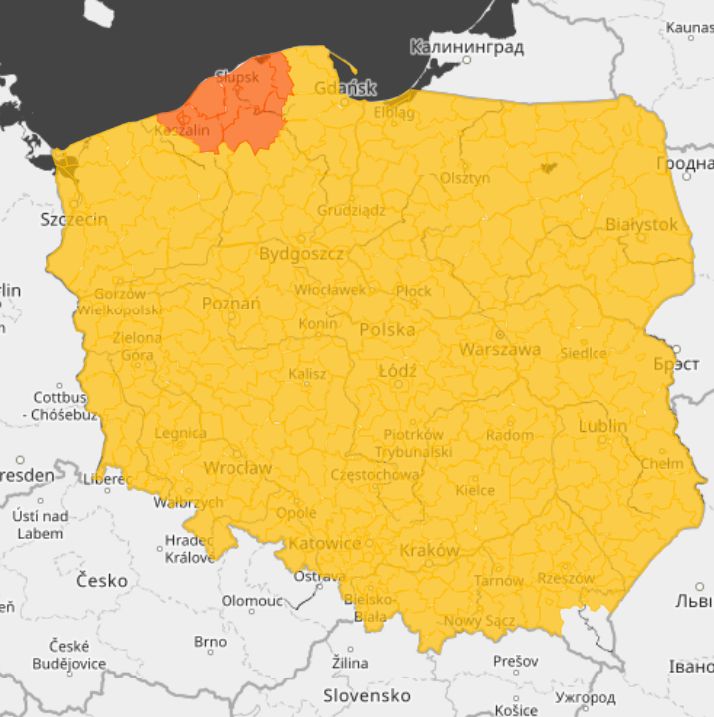 Ostrzeżenia meteorologiczne przed oblodzeniami