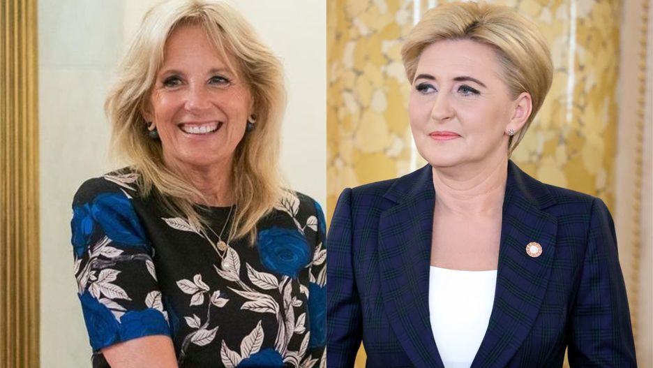 Cechy stylu Jill Biden i Agaty DudyInstagram/flotus