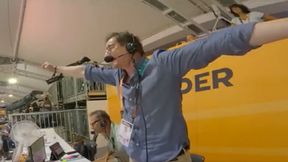Sceny podczas biegu Kaczmarek. Pokazali, jak zachowywał się Babiarz [WIDEO]