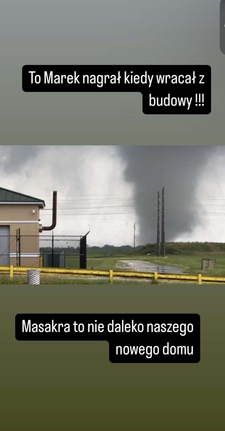 Polska youtuberka relacjonuje nadejście huraganu Milton