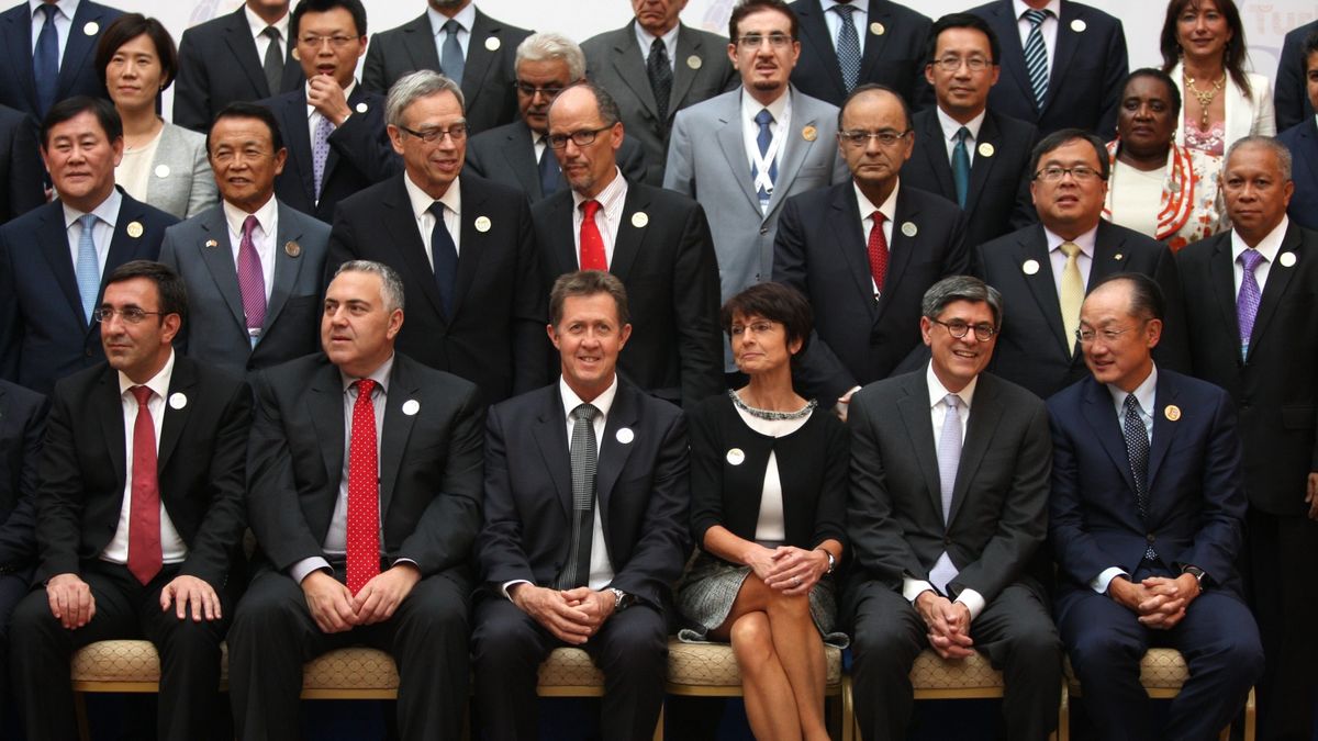 Uczestnicy szczytu G20 w Ankarze.