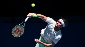 Stefanos Tsitsipas wykorzystał niedyspozycję rywala. Były mistrz przegrał mecz weteranów