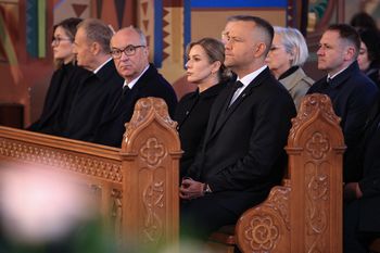 Pogrzeb Łukasza Litewki. Na miejscu politycy