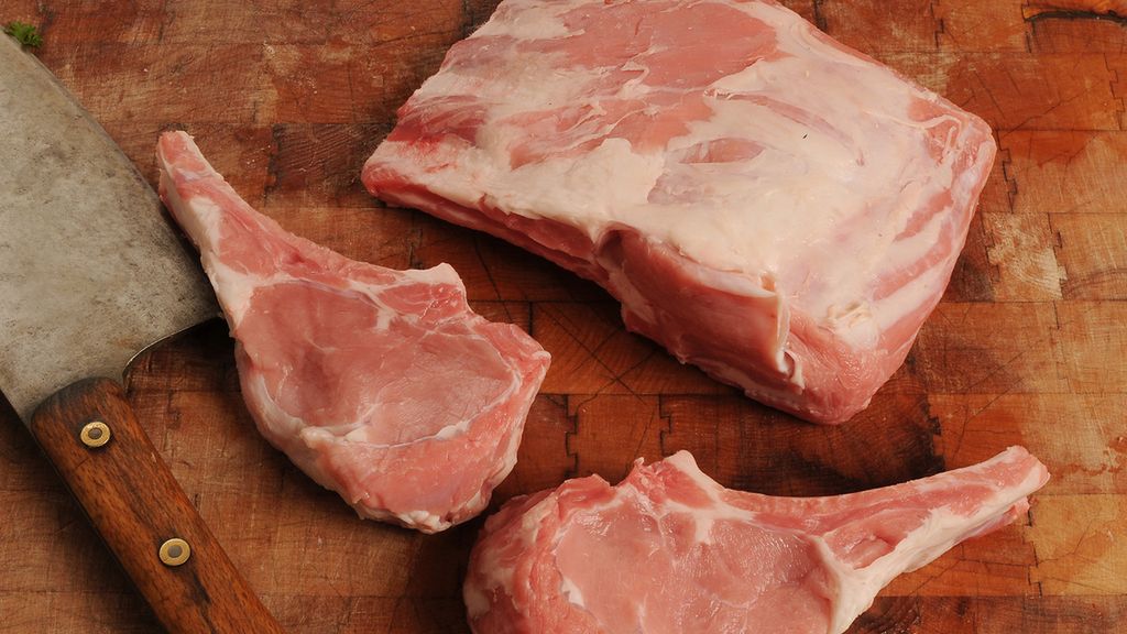 Surowa cielęcina (mięso i tłuszcz)