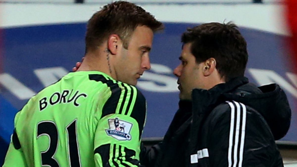 Artur Boruc i Mauricio Pochettino 