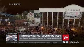 Kibice Legii Warszawa pod stadionem. Zdecydowany komentarz eksperta