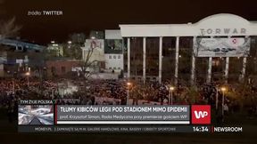 Kibice Legii Warszawa pod stadionem. Zdecydowany komentarz eksperta