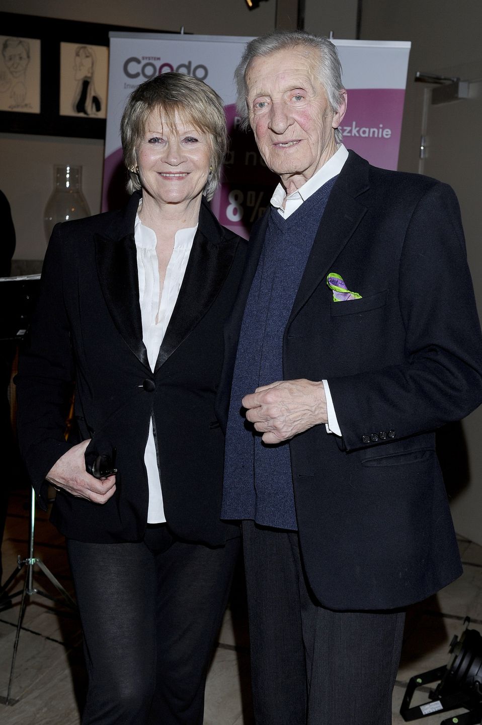 Monika Dzienisiewicz-Olbrychska i Andrzej Kopiczyński w 2014 rok