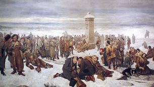 Aleksander Sochaczewski, Pożegnanie Europy, 1894.