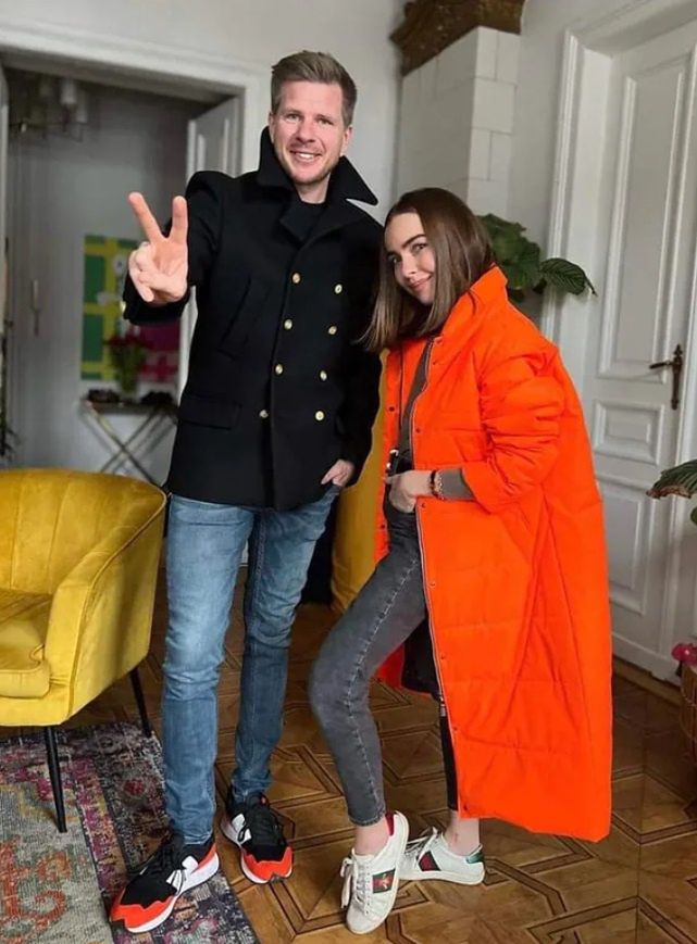 Filip Chajzer z kochanką Anną Jędrzejuk